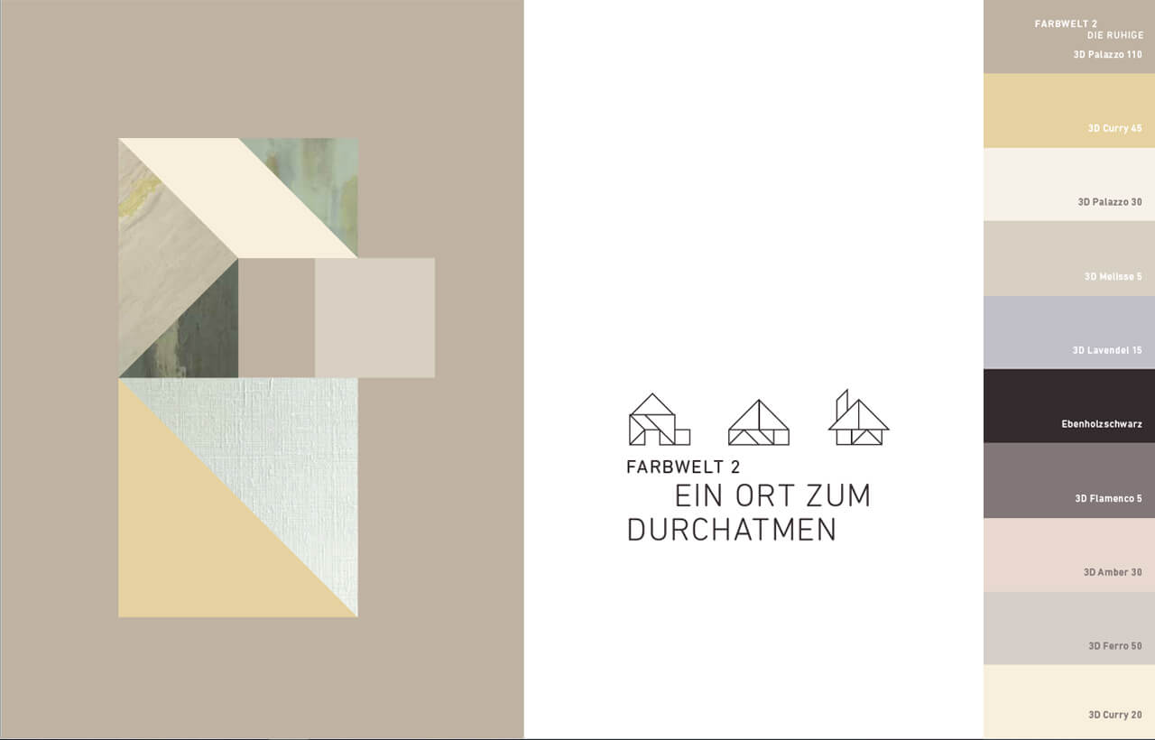 Farbwelt 2 Tangram Farbtonübersicht